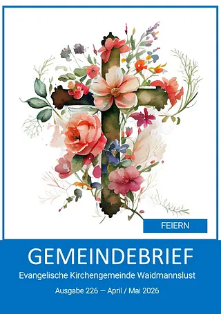 Foto Titelblatt Gemeindebrief Waidmannslust April / Mai 2026