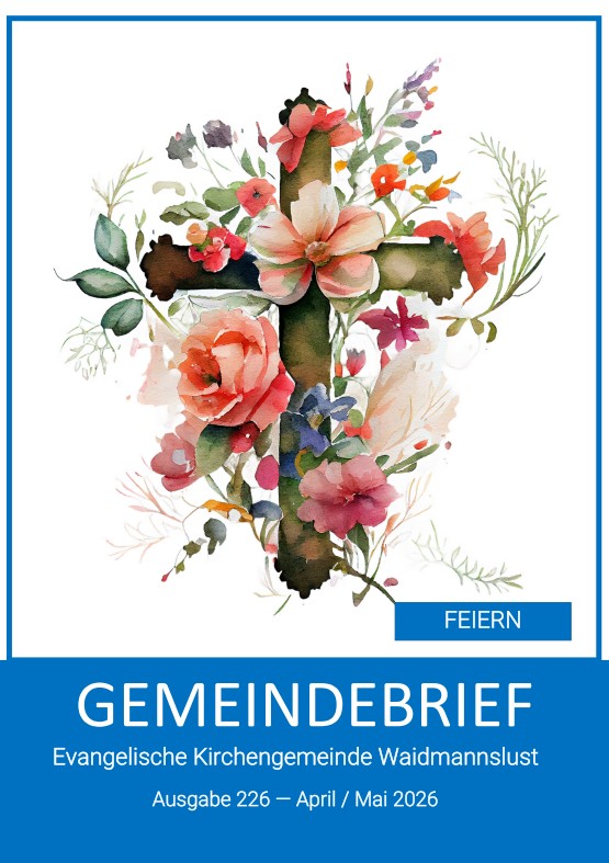 Foto Titelblatt Gemeindebrief Waidmannslust April / Mai 2026