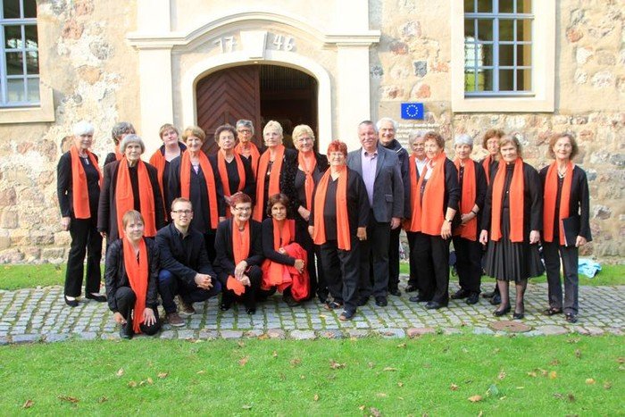 Gruppenbild des ehemaligen Ökumenischen Chores Lübars