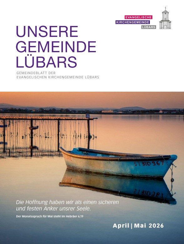 Foto Titelblatt Gemeindebrief Lübars April / Mai 2026