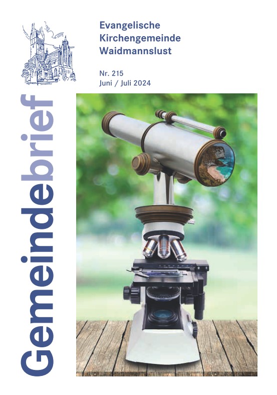 Foto Titelbild Gemeindebrief Waidmannslust Juni/Juli 2024