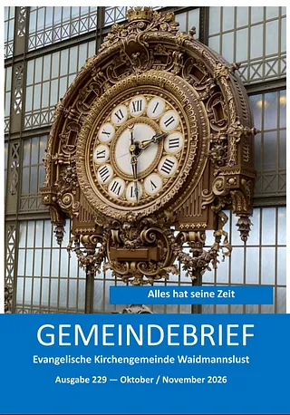 Foto Titelblatt Gemeindebrief Waidmannslust Oktober / November 2026