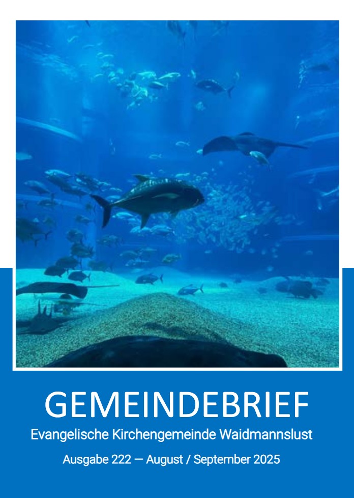 Foto Titelblatt Gemeindebrief Waidmannslust August/September 2025
