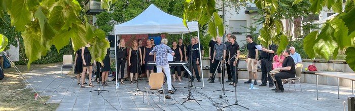 Foto Gospelchor "Variety" beim Gemeindefest Alt-Wittenau 2022
