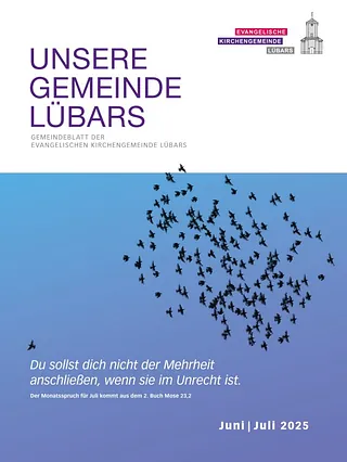 Foto Titelblatt Gemeindebrief Lübars Juni/Juli 2025