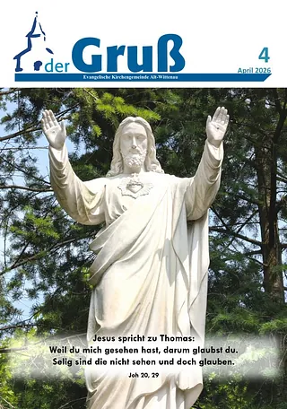 Titelbild des aktuellen Gemeindebriefes Alt-Wittenau