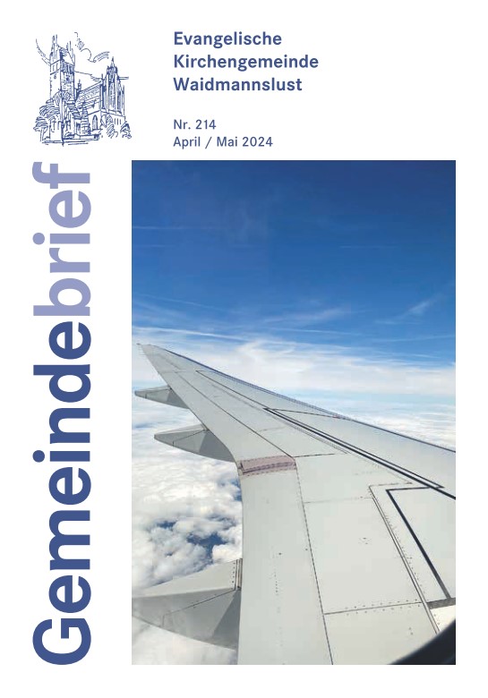 Foto Titelblatt Gemeindebrief Waidmannslust April/Mai 2024