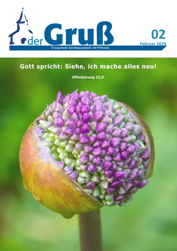 Titelbild des aktuellen Gemeindebriefes Alt-Wittenau