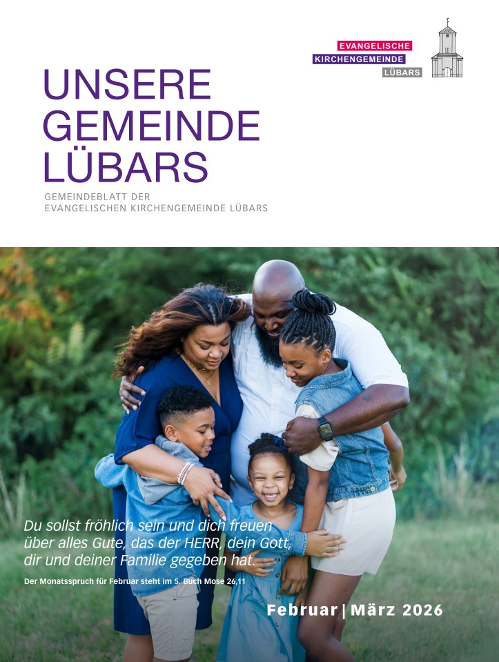 Foto Titelblatt Gemeindebrief Lübars Februar / März 2026