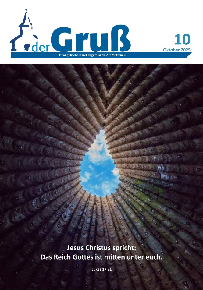 Foto vom Titelbild des aktuelles Gemeindebriefes Alt-Wittenau