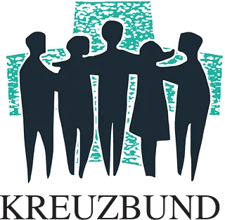 Logo der Kreuzbund-Gruppe mit Menschen vor einem Kreuz