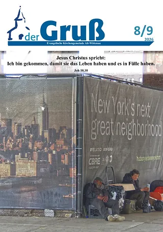 Titelbild des aktuellen Gemeindebriefes Alt-Wittenau