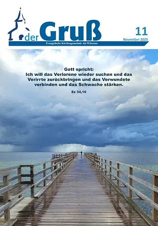 Titelbild des aktuellen Gemeindebriefes Alt-Wittenau