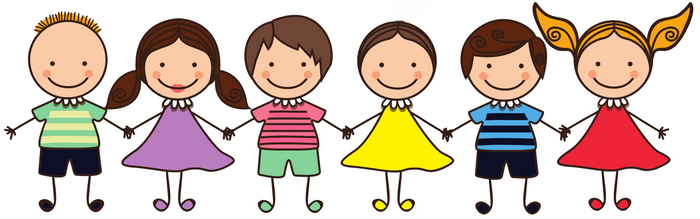 Grafik mit Kindern, die sich an der Hand nehmen